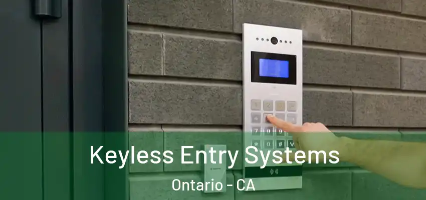 Keyless Entry Systems Ontario - CA